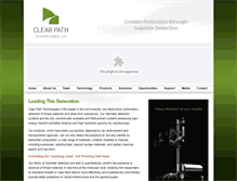 Tablet Screenshot of clear-path-tech.com